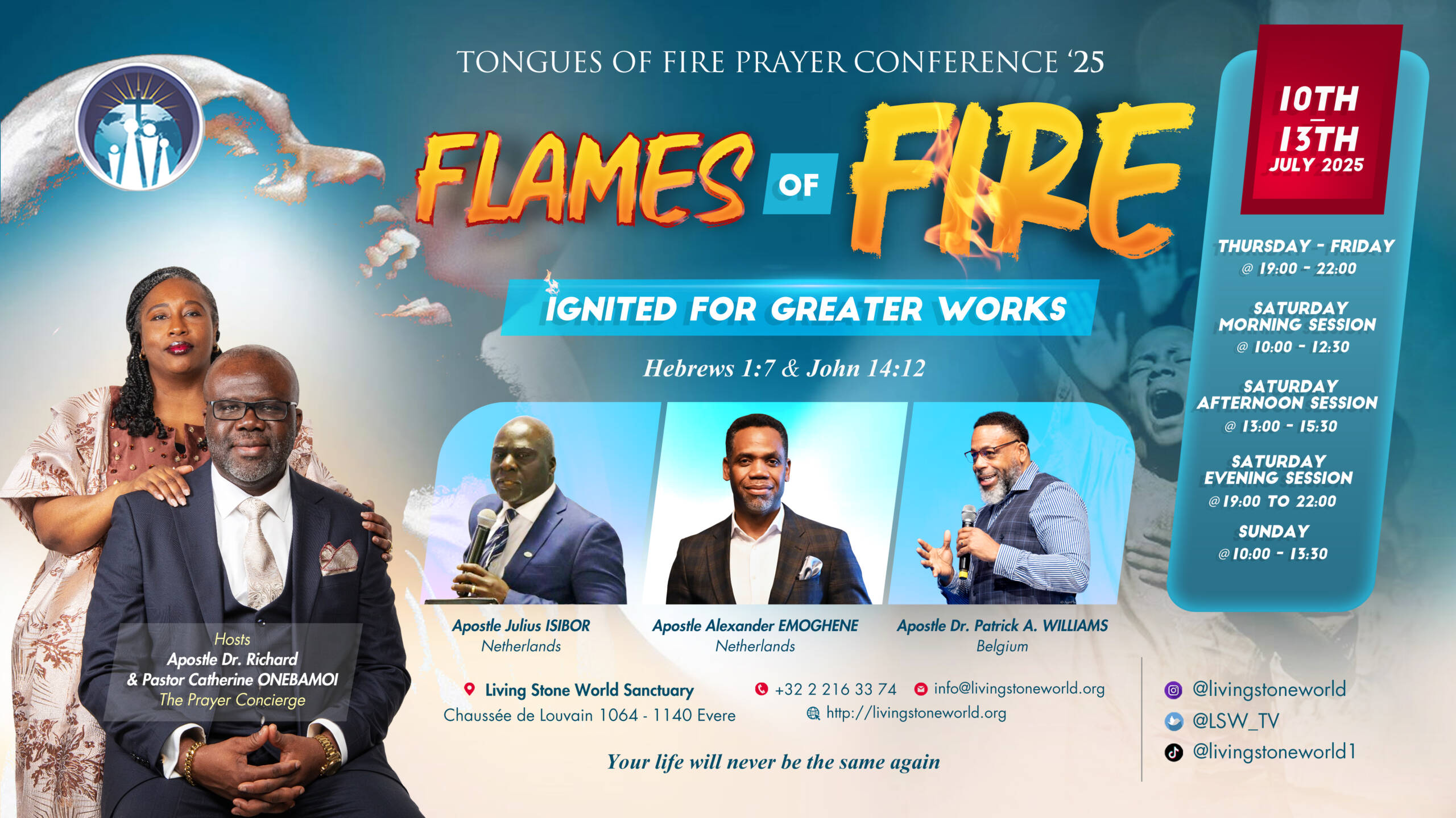 Flames of fire conference